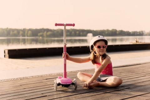 HULAJNOGA 3-KOŁOWA CARBON PINK
