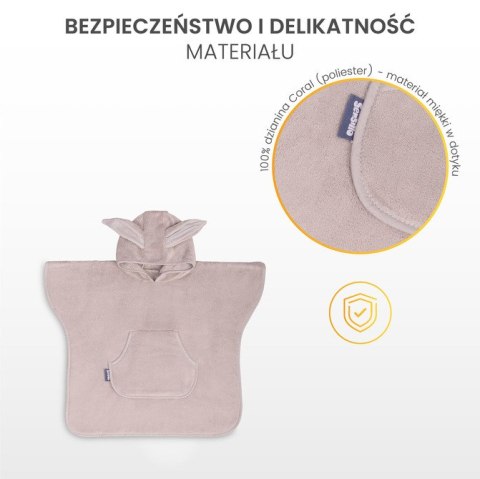 PONCZO KĄPIELOWE CORAL BLUE