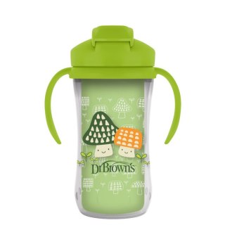 TC01203 KUBEK TERMICZNY ZE SŁOMKĄ 300ML 12+ ZIELONY