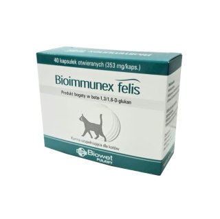 Biowet Bioimmunex Felis 40 Kapsułek Biowet