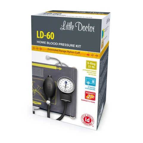 LD-60 Ciśnieniomierz mechaniczny+stetoskop wszyty w mankiet (33-46 cm) LITTLE DOCTOR