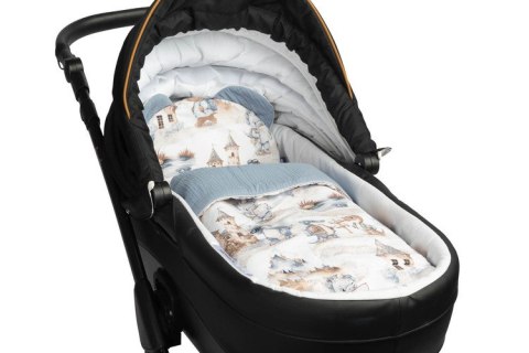 KOMPLET DO WÓZKA MUŚLIN SMOKI JEANS