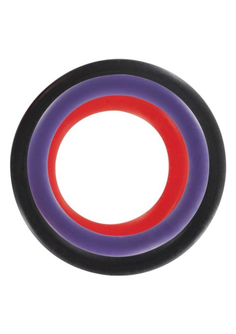 Triple Rings Multicolor 3pcs Multicolor TOYJOY