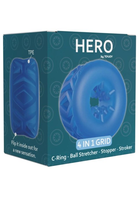 Grid Cock & Ball Ring TOYJOY