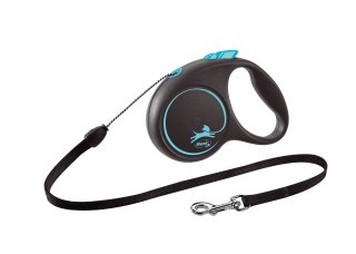 Flexi Smycz Black Design S Linka 5m Do 12kg Niebieska Flexi