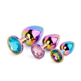 Zestaw korków analnych ze stali nierdzewnej multicolor B Series HeavyFun B - Series HeavyFun