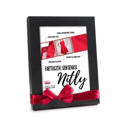 Nitly Red Fartuszek Sukienka dla niej WALENTYNKI Froster
