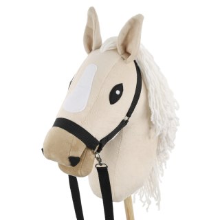 Konik na kiju z kantarem - Hobby Horse Skippi - Almond - A3 - prezent Skippi