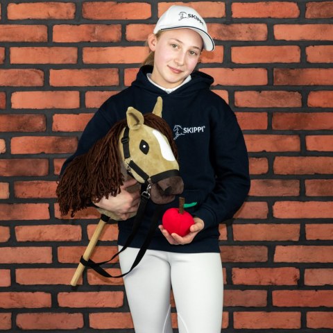 Konik na kiju z kantarem - Hobby Horse Skippi - Karmel - A3 - prezent Skippi