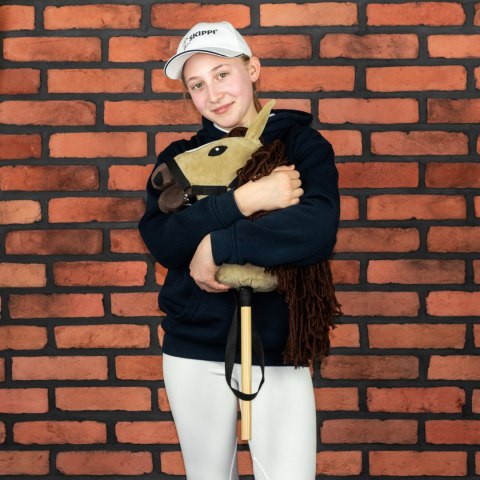 Konik na kiju z kantarem - Hobby Horse Skippi - Karmel - A3 - prezent Skippi