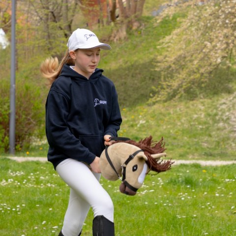 Konik na kiju z kantarem - Hobby Horse Skippi - Karmel - A3 - prezent Skippi