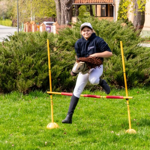 Konik na kiju z kantarem - Hobby Horse Skippi - Karmel - A3 - prezent Skippi