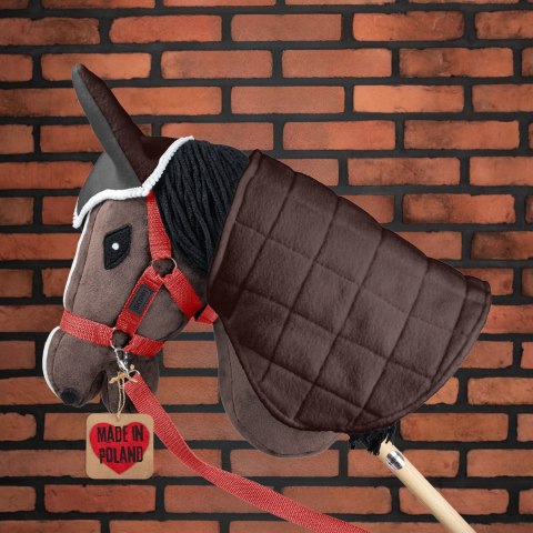 Skippi Kantar dla Hobby Horse - wodze, 2 wymienne futerka - czerwony Skippi