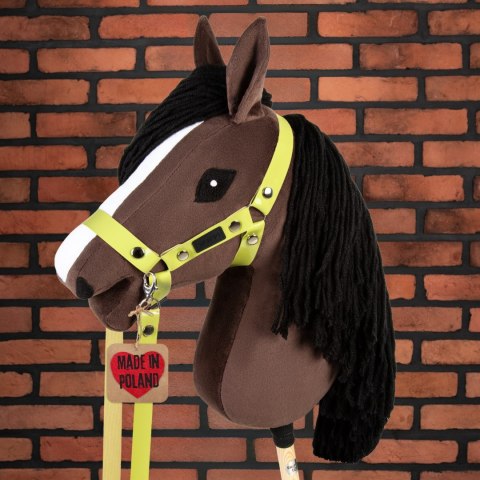 Skippi Kantar dla Hobby Horse - wodze, ekoskóra - jasny zielony Skippi