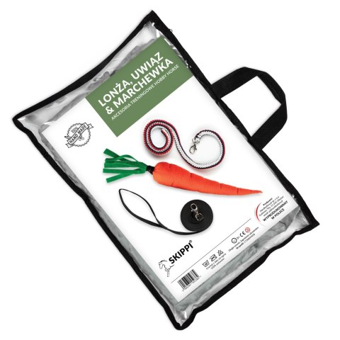 Uwiąz lonża i marchewka Skippi - Hobby Horse - zestaw prezentowy XL Skippi