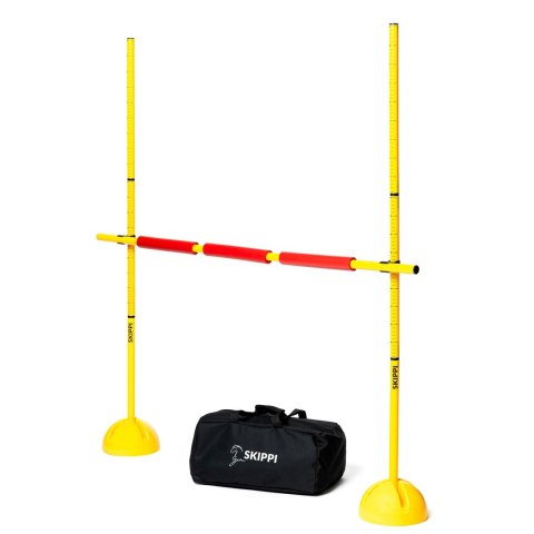 Zestaw Skippi - Hobby Horse Bursztyn i przeszkoda do skakania 135 cm Skippi