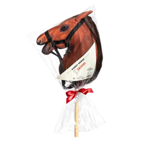 Zestaw Skippi - Hobby Horse Bursztyn i przeszkoda do skakania 135 cm Skippi