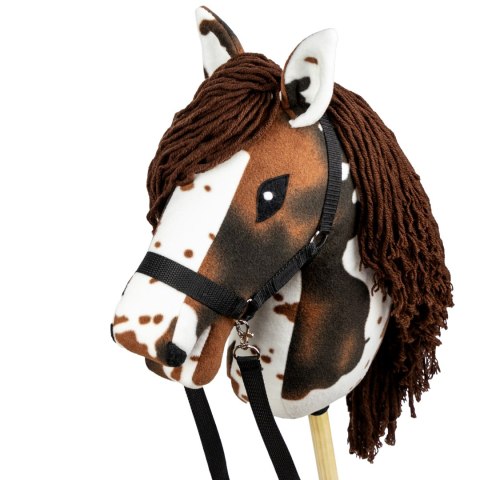 Zestaw Skippi - Hobby Horse Gniado - srokaty i przeszkoda do skakania 135 cm Skippi