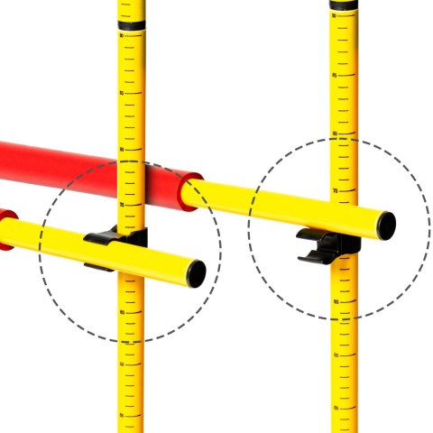 Zestaw Skippi - Hobby Horse Gniado - srokaty i przeszkoda do skakania 135 cm Skippi