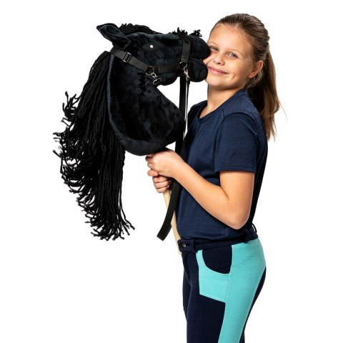 Zestaw Skippi - Hobby Horse czarny i dodatkowy kantar - szary Skippi