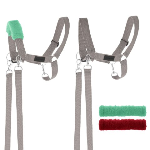 Zestaw Skippi - Hobby Horse szary i dodatkowy kantar - szary Skippi