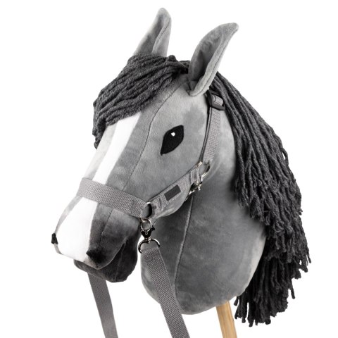 Zestaw Skippi - Hobby Horse szary i dodatkowy kantar - szary Skippi