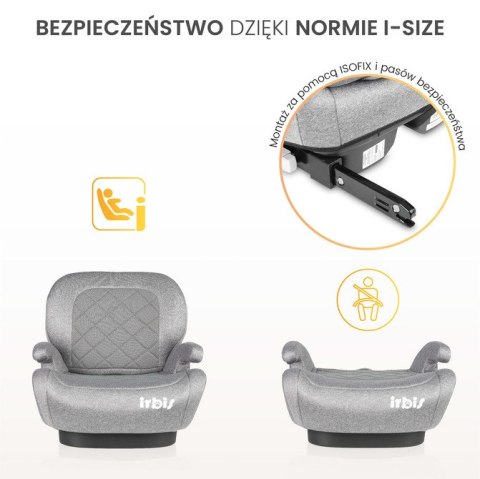 FOTELIK IRBIS I-SIZE BLACK (125-150)