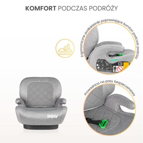 FOTELIK IRBIS I-SIZE BLACK (125-150)