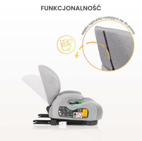 FOTELIK IRBIS I-SIZE BLACK (125-150)