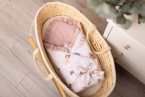ROŻEK MUŚLIN BALETNICE RÓŻOWE 75x75