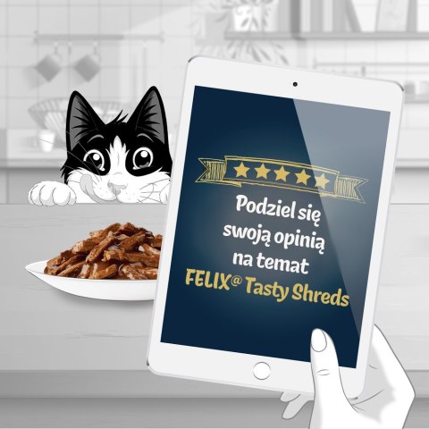 FELIX Tasty Shreds Karma dla dorosłych kotów Wiejskie Smaki w Sosie Felix