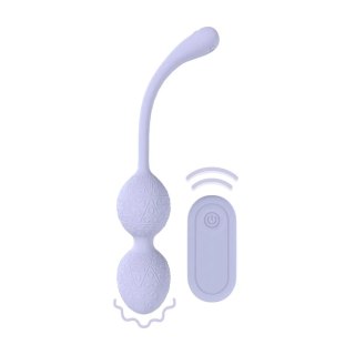 Vibrating Bead Kegel with Remote Control - Lavender Loveline