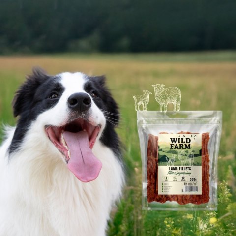 WILD FARM Filet Z Jagnięciny Przysmak Dla Psa 500G Wild Farm