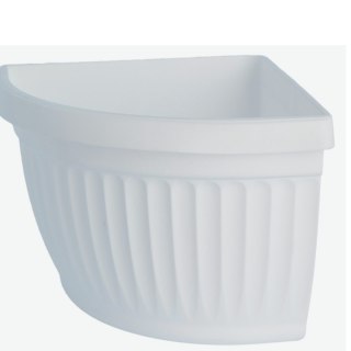 Donica Dona narożna - biały FORM-PLASTIC