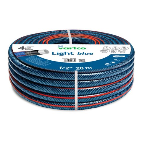 Wąż ogrodowy VARTCO LIGHT BLUE 3/4" 50mb AGAPLAST