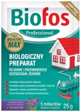 Biofos Proszek do Szamb i Oczyszczalni 25g Biofos
