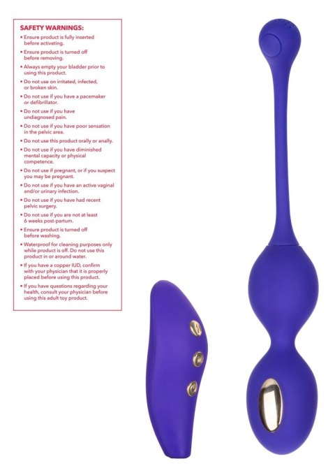 Estim Dual Kegel Exerciser Blue CalExotics