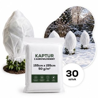Kaptur Zimowy z Agrowłókniny 50g/m2 UV 155cm x 155cm GF Agro 30 szt. GF Agro