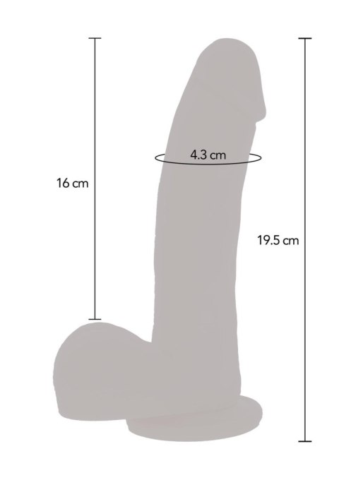 Wibrator realistyczny ToyJoy silikonowy z pilotem 19.5 cm TOYJOY