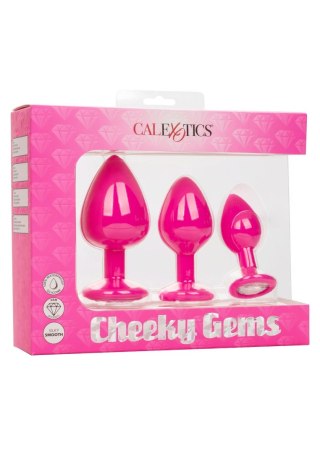 Cheeky Gems 3 Pcs Pink CalExotics