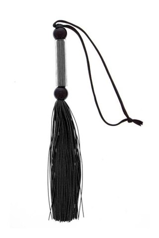 Flogger silikonowy Guilty Pleasure BDSM czarny Guilty Pleasure BDSM