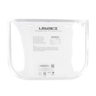 Żebrowany korek analny pompowany silikonowy Levelz by Shots czarny 5 cm Levelz by Shots