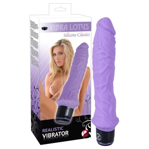 Wibrator silikonowy You2Toys fioletowy 25 cm You2Toys