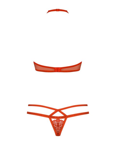 Komplet bielizny erotycznej Obsessive czerwony S/M Obsessive