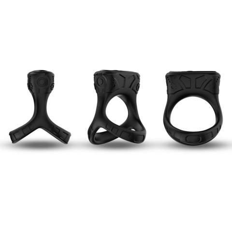 Pierścień wibrujący Mechay Black B Series Joy silikonowy USB 9 funkcji B - Series Joy