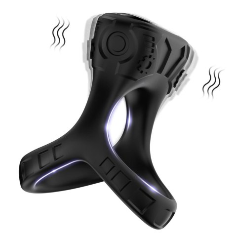 Pierścień wibrujący Mechay Black B Series Joy silikonowy USB 9 funkcji B - Series Joy