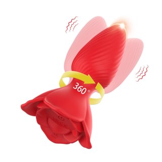 Plug analny wibrujący Honey Jelly róża 9 trybów 10,9 cm B - Series Joy