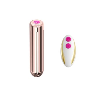 Wibrator mini B Series Joy z pilotem różowe złoto USB B - Series Joy