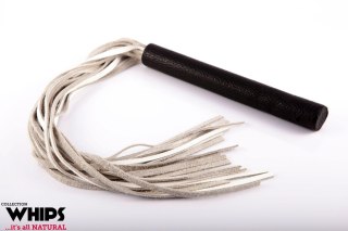 Pejcz duży biały Whips Collection 80 cm Whips Collection