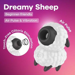 Stymulator łechtaczki Satisfyer Dreamy Sheep USB 9 cm Satisfyer